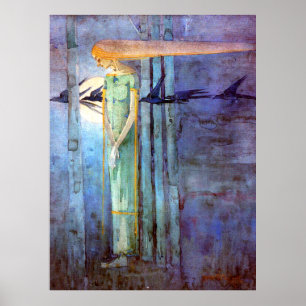 Pôster O céltico de Margaret Macdonald inspirou a arte