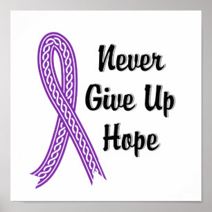 Poster O céltico nunca dá acima a epilepsia da esperan