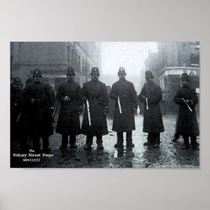 Pôster O Cerco da Rua Sidney, 1911