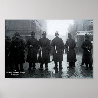 Pôster O Cerco da Rua Sidney, 1911