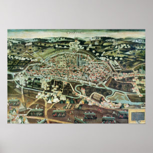 Pôster O cerco de Chartres em 1568