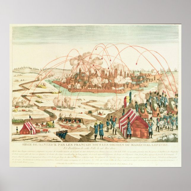 Poster O cerco de Danzig (Frente)