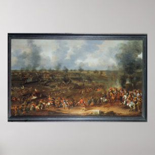 Poster O cerco de Namur, 1692, século XVIII