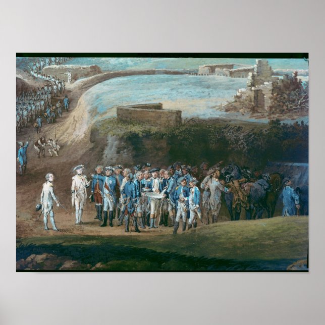 Poster O cerco de Yorktown (Frente)