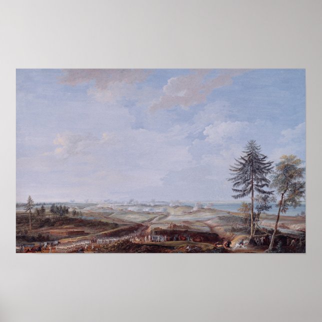 Pôster O cerco de Yorktown em 1781, 1784 (Frente)