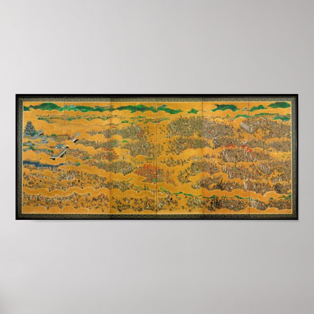 Pôster O cerco do Castelo de Osaka (Frente)