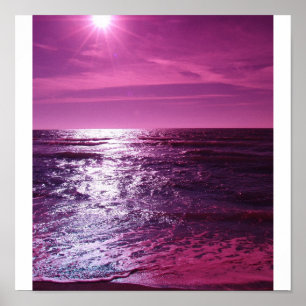 Pôster O céu brilha o roxo
