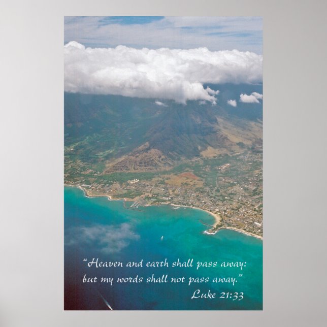 Pôster O céu e a terra devem desaparecer (Frente)