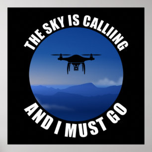 Poster O Céu Está Ligando E Eu Tenho Que Ir Para O Pilo