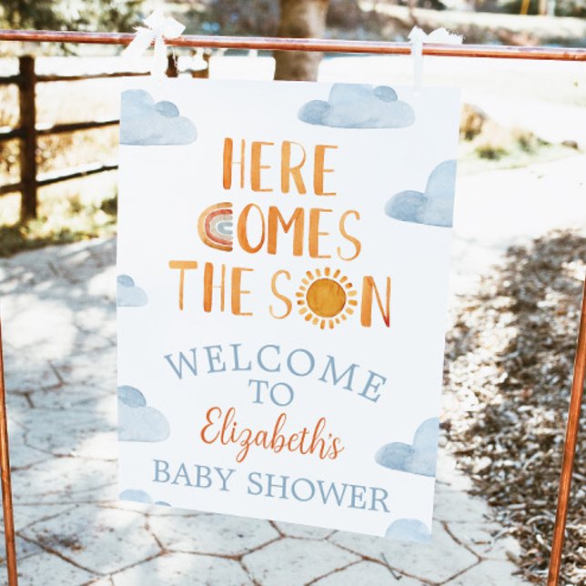 Poster O Chá de fraldas Filho Bem-vindo (Criador carregado)