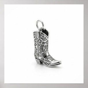 Poster O Charme de Boot do Cowboy