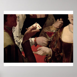 Pôster O Cheat com o Ás dos Diamantes, detalhes do