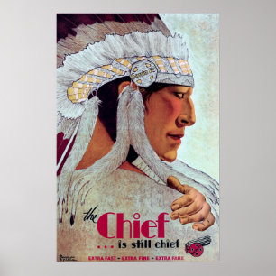 Pôster O CHEFE..... ainda é o CHIEF c. 1929