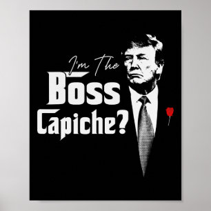 Poster O Chefe Capiche Italianos Para Trump 2024