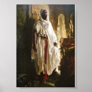 Poster O chefe do Moorish por Eduard Charlemont