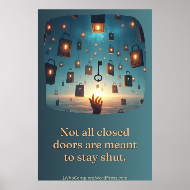 Poster O Cheio Céu das Portas Bloqueadas (Frente)