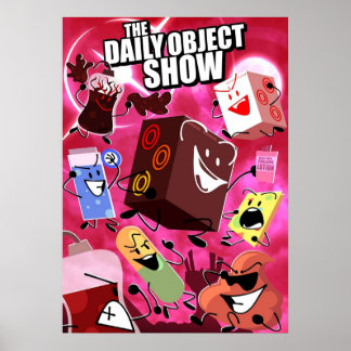 Poster O Cheio Diário de Apresentação de Objetos