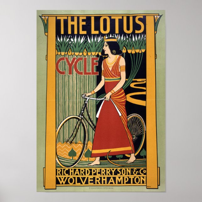 Pôster O Ciclo do Lotus, 1896 (Frente)