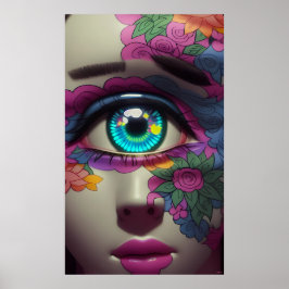 Poster O Ciclo Porcelanês Tem Duas sobrancelhas - Ken Gag