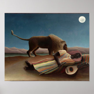 Poster O cigano adormecido, Henri Rousseau