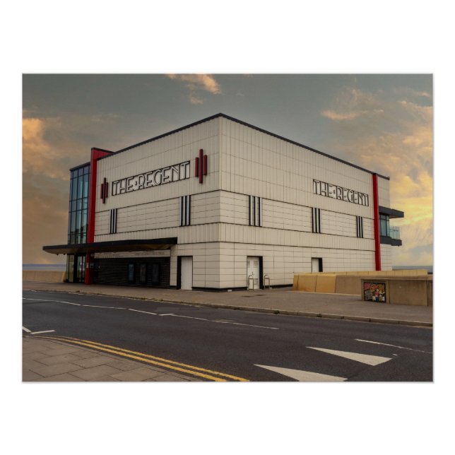 Pôster O Cinema Regente, Redcar (Frente)