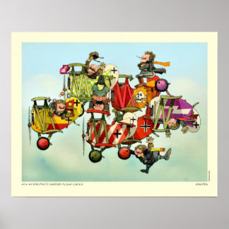 PÔSTER O CIRCO DE VOO SONHADO DE VON RICHTHOFEN