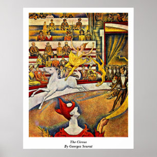 Pôster O circo por Georges Seurat
