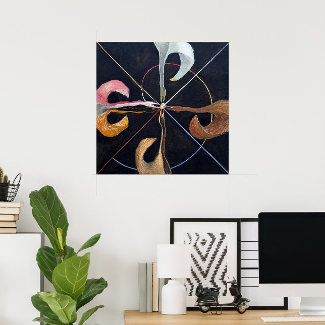 Poster O Cisne 7 | Hilma af Klint | (Escritório em casa)