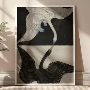 Poster O Cisne por Hilma Af Klint Arte Vintage