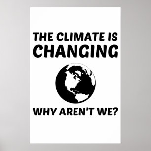 POSTER O CLIMA ESTÁ MUDANDO