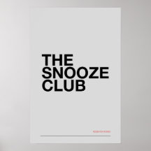 O CLUBE DO SONO – Arte para Parede de Quarto