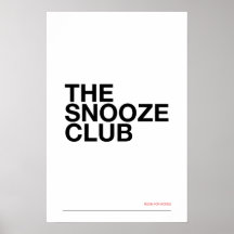 O CLUBE DO SONO – Arte para Parede de Quarto