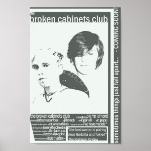 Poster "o clube quebrado dos armários "