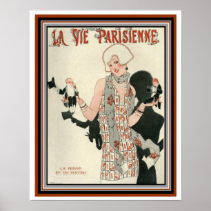 Pôster O cobrir de Deco para o La Vie Parisienne 16 x20