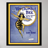 O Cobrir de Música da Vintage Sheet do Bumblebee R