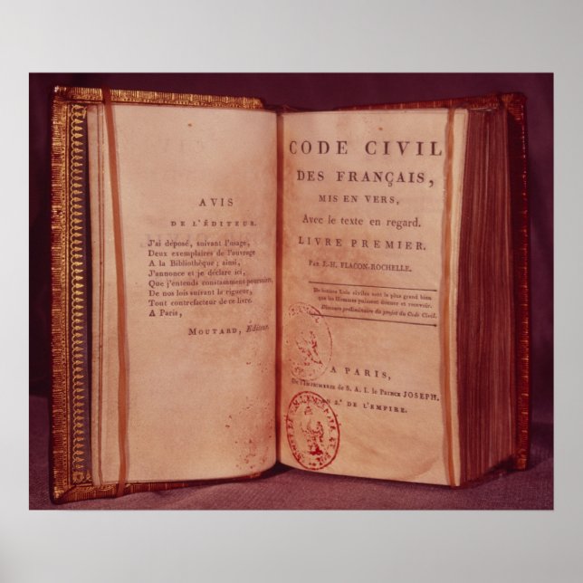 Pôster O Código Napoleônico (Frente)