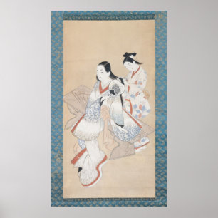 Pôster O Coiffure do Courtesan, c.1700-14