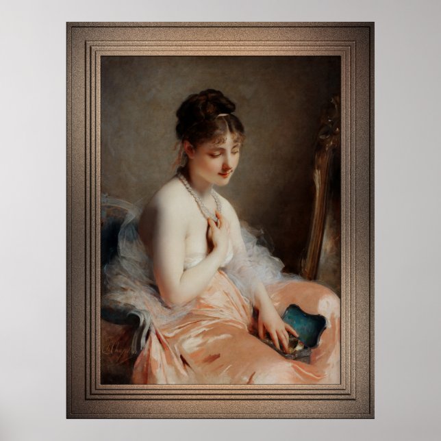 Poster O colar das pérolas de Charles Chaplin (Frente)