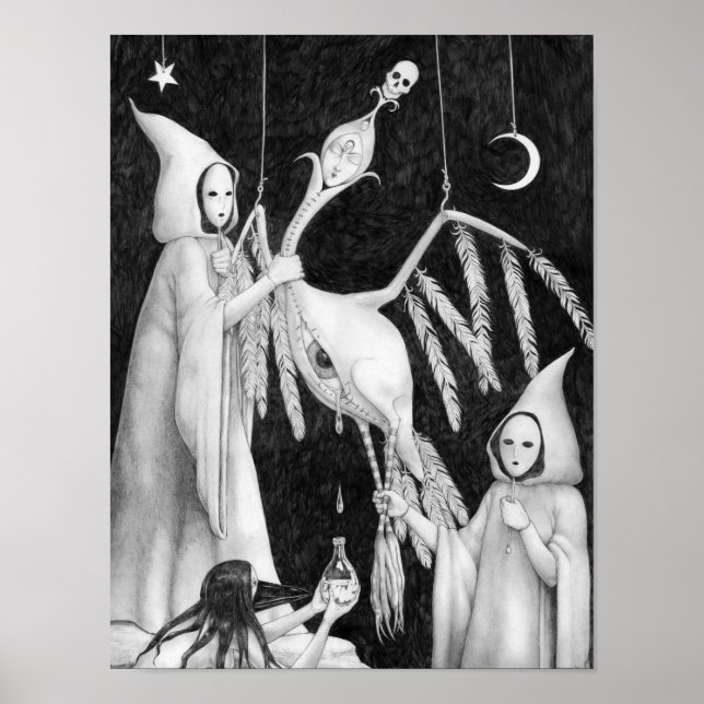 Poster O Coletor de Lágrimas de Christiane Cegavske (Frente)