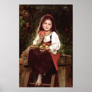 Poster O Colhedor de Maçãs Léon Bazile Perrault 1879
