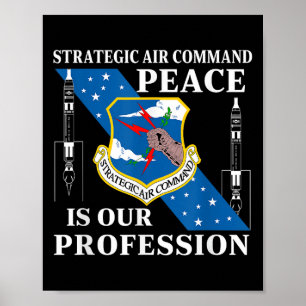 Poster O Comando Aéreo Estratégico Usaf Guerra Fria É O N