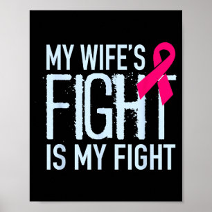 Poster O combate da minha esposa é o meu combate apoio ao