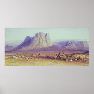 Poster O Comboio Camel, Condessi, Monte Sinai, 1848