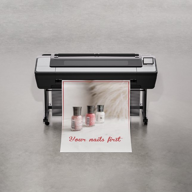 Poster O começo de sua beleza começa de sua unha (Criador carregado)