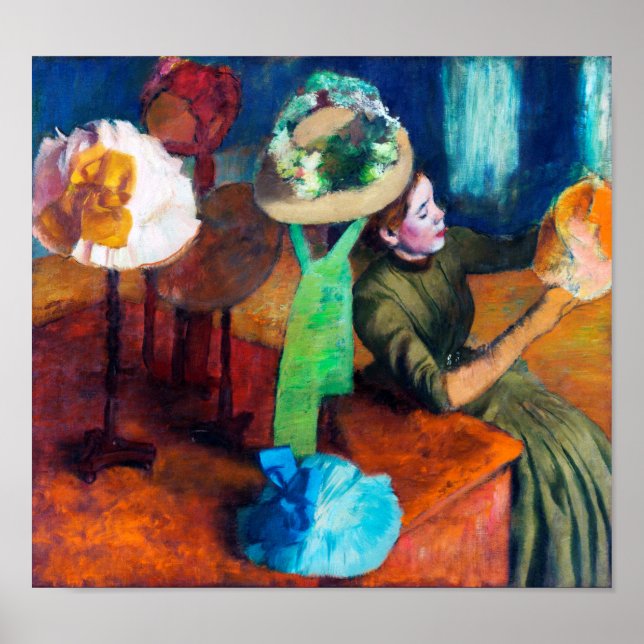 Poster O Compro Millinery, Edgar Degas (Frente)