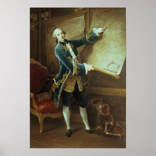 Poster O Comte de Vaudreuil, 1758