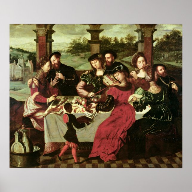 Pôster O concerto após a refeição (Frente)