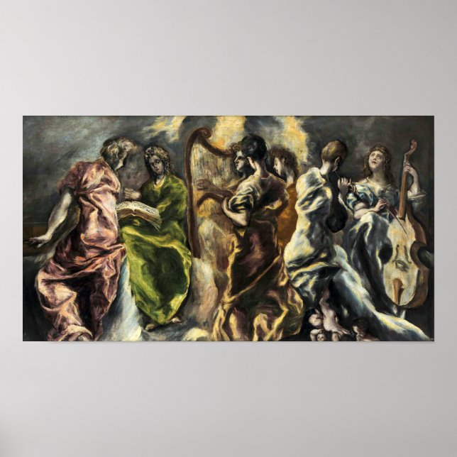 Poster O concerto dos anjos | El Greco | (Frente)