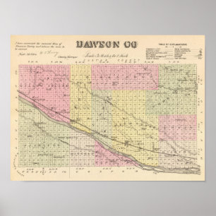 Pôster O Condado de Dawson, Nebraska