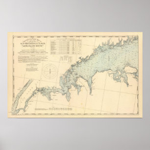 Poster O Condado de Fairfield Connecticut, Long Island NY